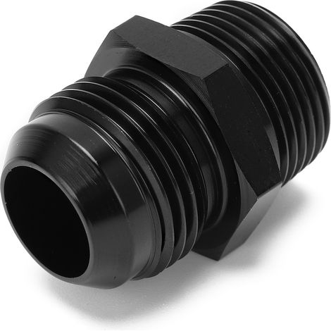 Raccord adaptateur 12AN vers 3/4NPT droit en aluminium anodisé noir, remplacement (1/5)
