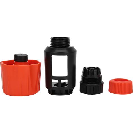 Adaptateur universel orange pour robinet de cuisine/terrasse, raccord tuyau d'arrosage/tuyau d'arrosage. (1/5)