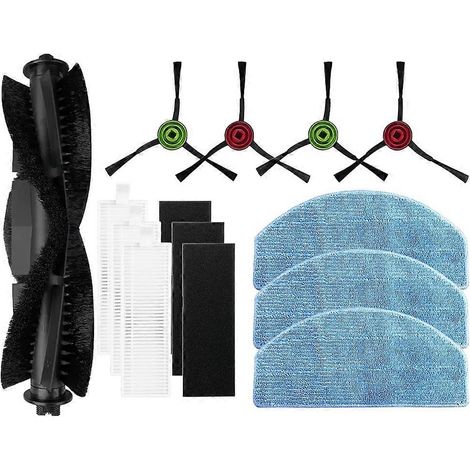 Pièces de rechange pour Tikom G8000 / G8000 Pro, Honiture G20 Pro, Laresar Evol 3 3S : brosse principale, filtre HEPA et lingettes de nettoyage. (1/5)