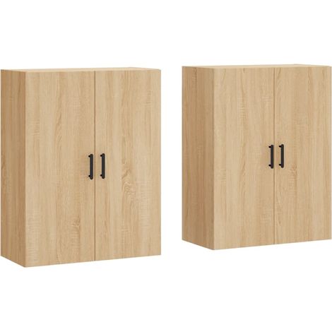 Maison Exclusive - Armario de pared 2 unidades roble Sonoma 69,5x (1/5)