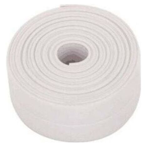 1PC(Blanche)Rouleaux Bande d'étanchéité Imperméable,Joint Salle de Bain,PVC Ruban de Calfeutrage Autocollant pour Cuisine,Toilettes WC,Baignoire (1/5)