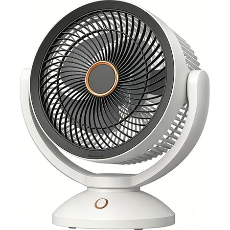 Climatiseur Mobile Ventilateur USB Rechargeable 4 Vitesses Bureau Sur Pied Mural Veilleuse Portable (1/5)