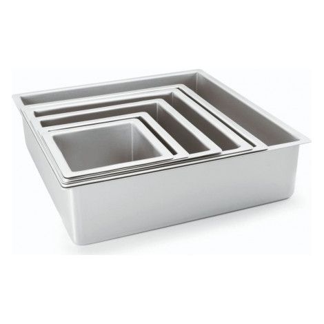 Ibili Molde para pastel extra alto plateado 12,5 cm