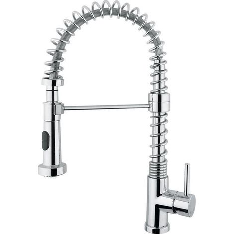 Miscelatore per lavello con doccia dual jet e attacco magnetico con leva - Idral 09426/03L (1/5)
