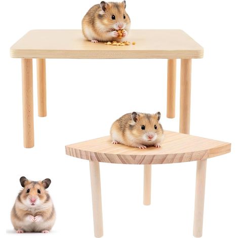 2 Pieces Hamster Accessory – Platform Hamster (1/5)