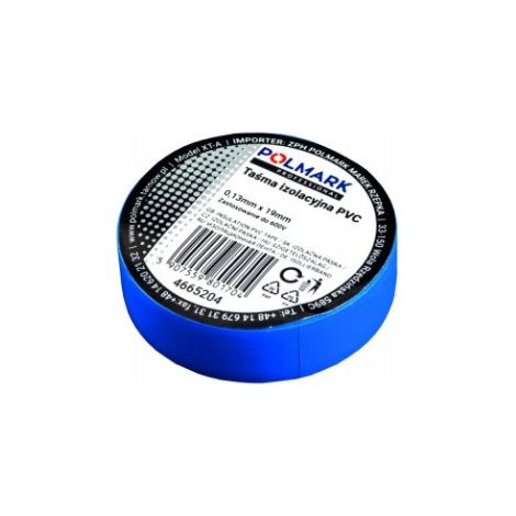 Polmark I.TAŚMA.20M NO Nastro isolante elettrico 19 mm x 20 m blu 1 pz. (1/2)