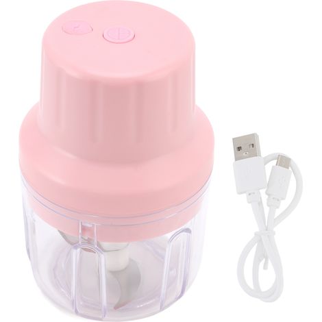 Hacheur d'ail sans fil rechargeable USB, mini broyeur électrique portable pour cuisine, 250 ml (1/5)
