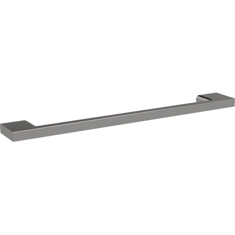 Balterley D-Handle 192 mm High Quality Furniture Handle with Luxury Brushed Pewter Finish, Cupboard Drawer Pull