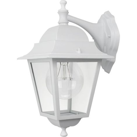 Aplique Exterior Aluminio Spica 1xe27 Blanco Ip44  42x28x21,5 Cm