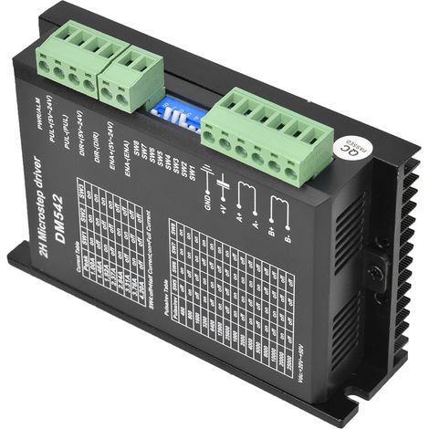 Zweiphasiger digitaler Schrittmotortreiber DM542 für Motoren der Serien 42 und 57, Typen NEMA 17 und NEMA 23 (1/5)