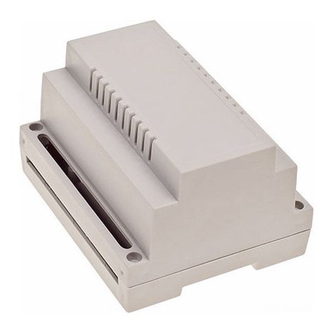 Boîtier pour rail DIN RS PRO Boîtier modulaire, Dimensions 107.0 x 89.0 x 65.6mm ( Prix pour 1 ) (1/3)