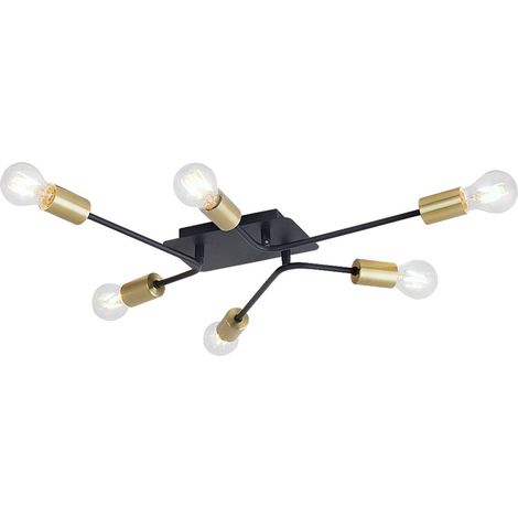 LANNY, INDUSTRIAL STYLE WALL OR CEILING LAMP (1/5)