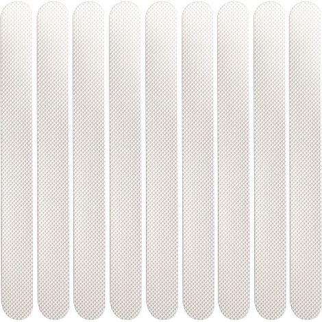 High Quality Anti-Slip Stickers for Bathtub and Stairs (White) [24 Pieces 2 x 38 cm] (1/4)