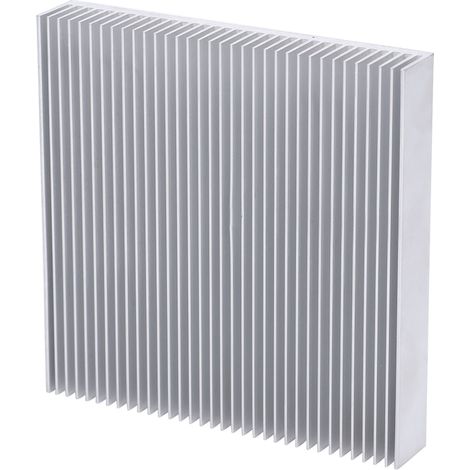 Lot de 4 radiateurs en aluminium, 90 x 90 x 15 mm (1/5)