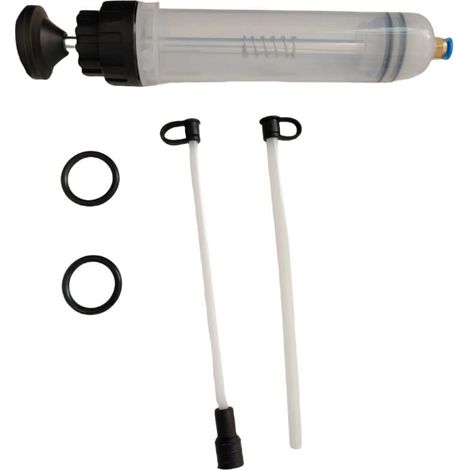 Oil Suction Pump [500ml Syringe] - Universal Suction Pump for Gear Oil, Antifreeze, Water or Car Oil Change, etc. - Oil Syringe with Hose and Extensions MUMU (1/4)