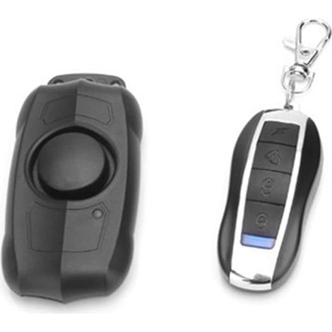 Alarme sans fil avec télécommande antivol Vibration Security Motion Sensor Alarme étanche Moto Alarme pour scooter, vélo, véhicule, porte et fenêtre (1/5)