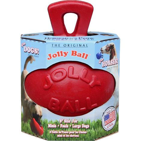 Palla Jolly Dual Red MELA Palla da gioco Cavallo diam 20 mm (1/3)
