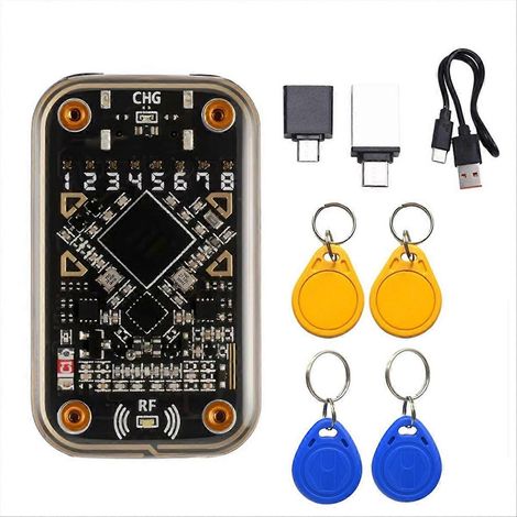 Émulateur de carte à puce Chameleon Ultra, lecteur de puce RFID + porte-clés 2xCUID/T5577 compatible NFC (lecture/écriture) (1/5)