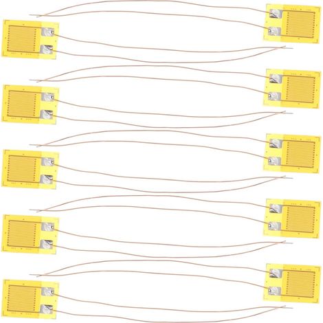 10 Pièces Jauge de Contrainte en Plastique 120 Ohm Haute Précision Forte Stabilité pour Mesures Précises Domaines Scientifiques (1/5)