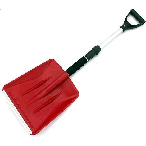 Pelle à neige pliable, outil à main, spatule, pelle à neige en métal, pelle à neige pour voiture, pelle à neige en plastique (1/5)