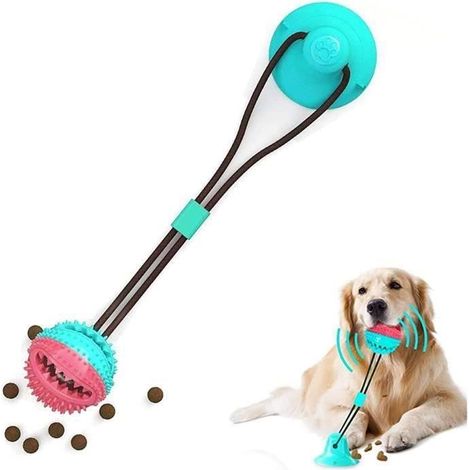 Jouet pour chien, jouet pour chien à ventouse, jouet multifonctionnel pour animaux de compagnie, jouet en corde (couleur) (1/4)
