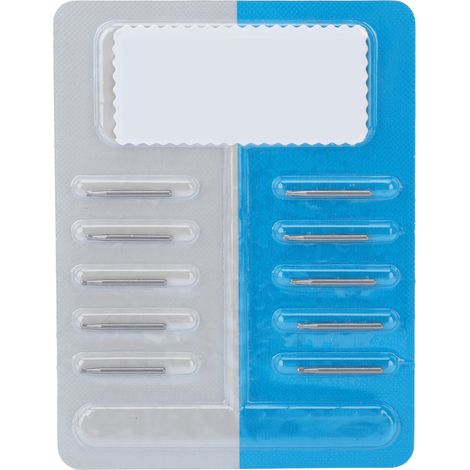 10 fraises dentaires professionnelles en acier tungstène, accessoires de remplacement pour pièce à main haute vitesse. (1/5)