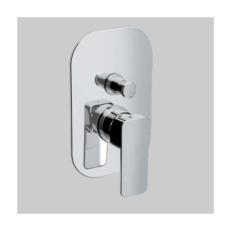 MONOCOMANDO DOCCIA INCASSO CON DEVIATORE TONO Cromo EURORAMA