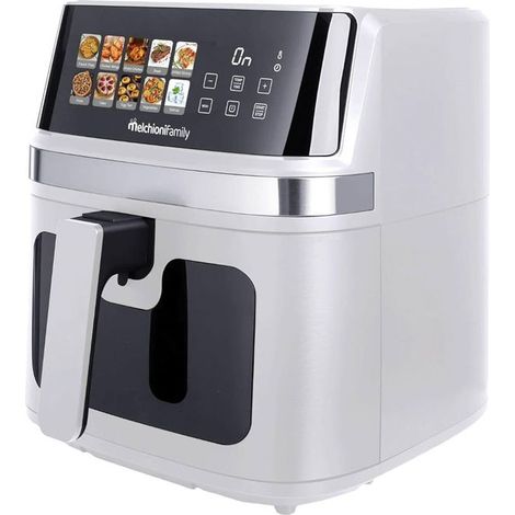 Melchioni GAIA PLUS 8L Singolo Indipendente 2200 W Friggitrice ad aria calda Bianco