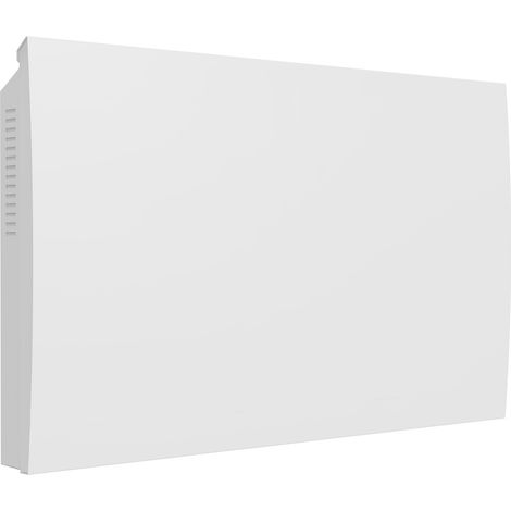 Radiateur céramique Ceramia Connect Wifi 1500W - façade acier - blanc - Voltman (1/5)