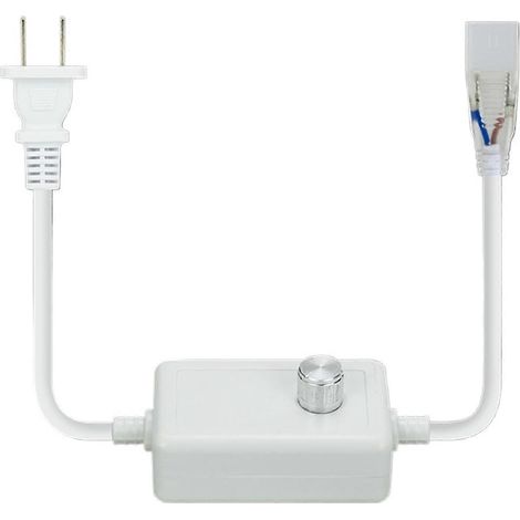 Dimmerschalter für LED-Streifen 220 V mit 13,5-mm-Nadelstecker für einfarbige Leuchten