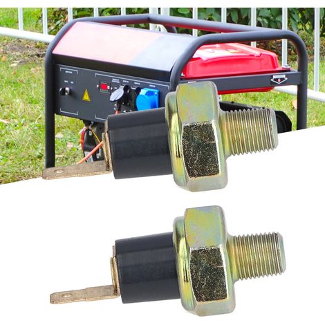 2PCS Capteur de Pression d'Huile pour Générateurs Diesel 3kW-5kW Refroidissement par Air 178F 186F 188F Microtracteur-KZQ