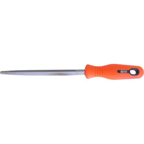 Lima triangolare bastarda spigoli acuti taglio 2 L. 125 mm.