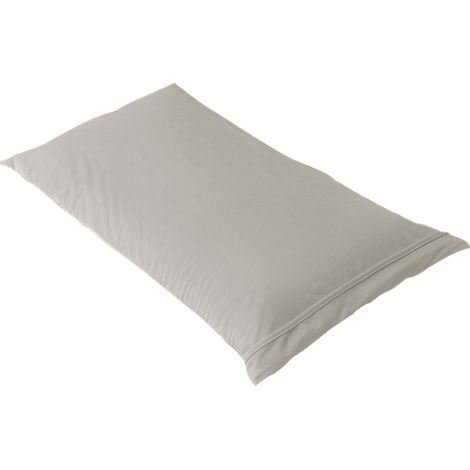 FRESH - Taie d'Oreiller 60x60cm Taupe Imperméable et Respirante