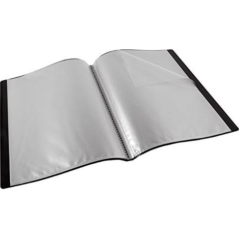 Classeur à 20 pochettes en polypropylène A4 noir