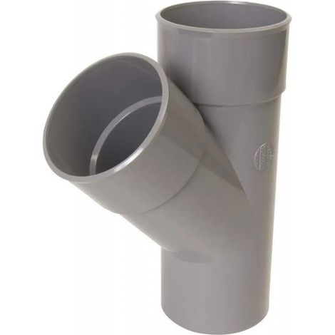 Té PVC 45 degré réduit MF 110/100/110