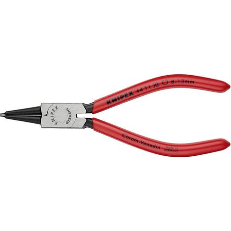 KNIPEX 44 11 J0 Pinza per anelli di sicurezza per anelli di sicurezza interni a fori rivestiti in resina sintetica atramentata nera 140 mm