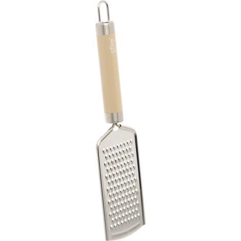 Escofina de acero inoxidable beige solstice 6x2x23,7cm - 5five (1/3)