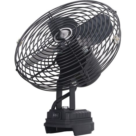 30-W-Akku-Ventilator (20 cm) mit 18-V-Lithium-Akku, tragbar, ideal für Camping (1/5)
