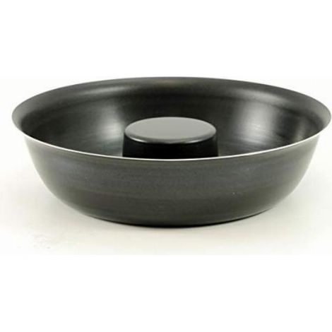 Pentole Agnelli Family Cooking Rame e Pasticceria COFA43726 Ciambella Alluminio Antiaderente, Diametro 26 cm, Nero