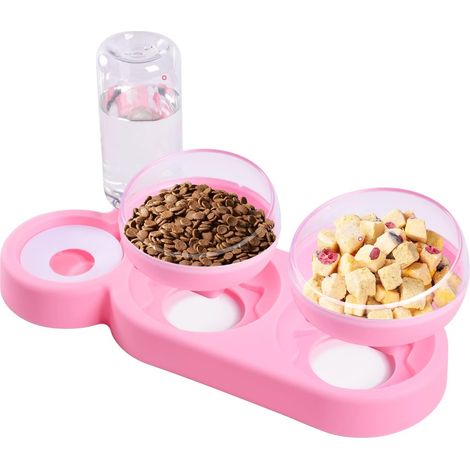 Comedero automático para perros y gatos: mantén a tus peludos amigos alimentados e hidratados. Perfecto para perros y gatos.
