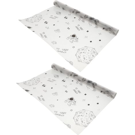CCYKXA 2 rolls Waterproof Drawer and Cupboard Liners, Oil and Heat Resistant, Easy to Clean, Designed for Kitchen (1/5)