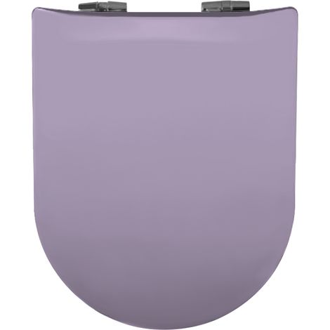Abattant WC Wood Slim Lavande mat - descente assistée - déclipsable - Olfa