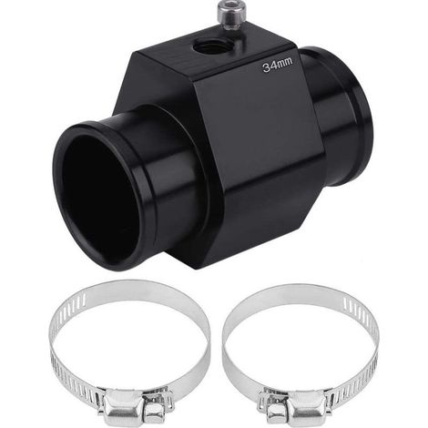 Wassertemperatursensor, Adapter für Kfz-Wassertemperaturschlauch, Temperaturfühler, Kühlerdichtung (34 mm) (1/5)