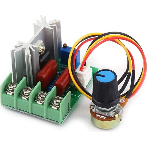 Régulateur de tension SCR AC 50-220V 2000W, contrôleur pour poêle électrique, variateur de lumière, vitesse du moteur et fer à souder (1/5)