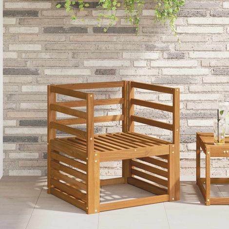 Braccioli 2 pz Marrone 59 x 4 x 73 cm Legno di Acacia Massello vidaXL