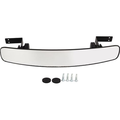 Rétroviseur de voiturette de golf Design incurvé Large vue dégagée Facile à installer Remplacement pour voiture de club (1/5)