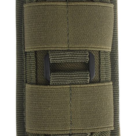 Étui de ceinture pour lampe torche, rotatif à 360°, en nylon anti-déchirure et anti-rayures, portable et vert, idéal pour les activités de plein air. (1/5)