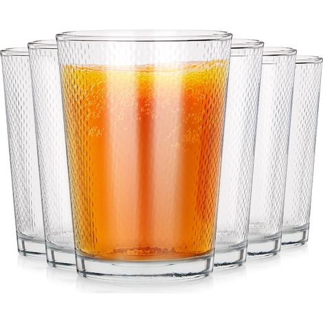 Set di Bicchieri Excellent Houseware ye6000770 Trasparente Cristallo 425 ml (6 Unità) (1/5)