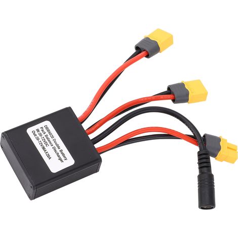 Adaptateur double batterie parallèle 20 V-72 V, convertisseur de décharge pour vélo électrique 20 A, capacité accrue (1/5)