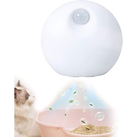 Mini Purificateur d'air Réduit pour Litière pour Chat,Désodorisant à L'ozone Désodorise La Poussière De Litière pour Tous Les Types De Toilettes pour Chats,Toilettes pour Chiens,Voiture (1/5)